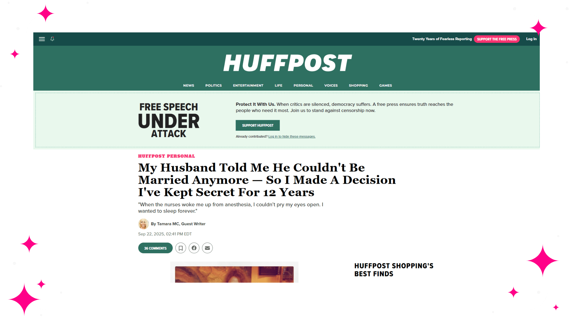 This piece was originally published in June 2024 and is being rerun now as part of HuffPost Personal’s “Best Of” series.
